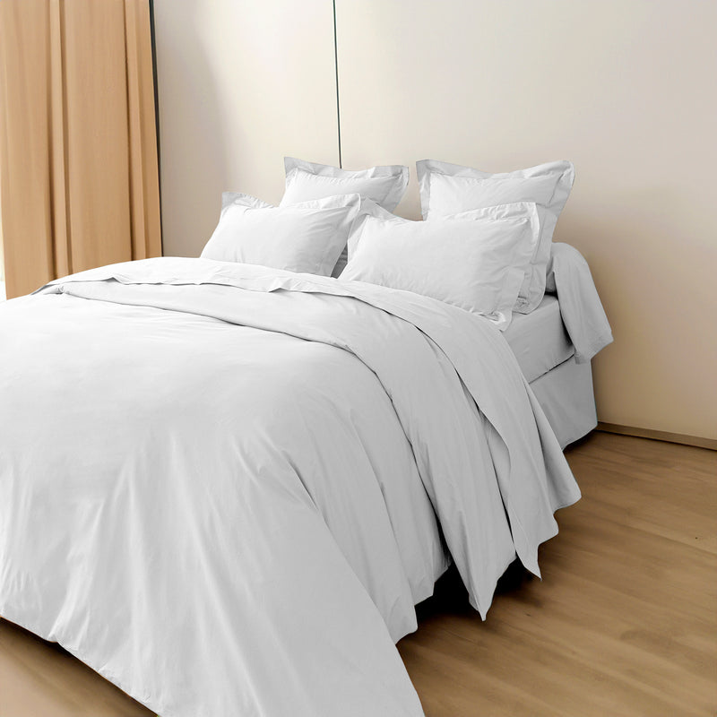 Comforter Cover - Percale De Coton - Neige