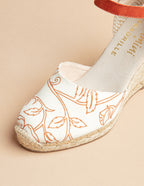 Espadrilles Udaipur Bride - Toile Motif Indien - Femme