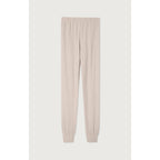 Straight-Leg Joggers - Heathered Beige - Women