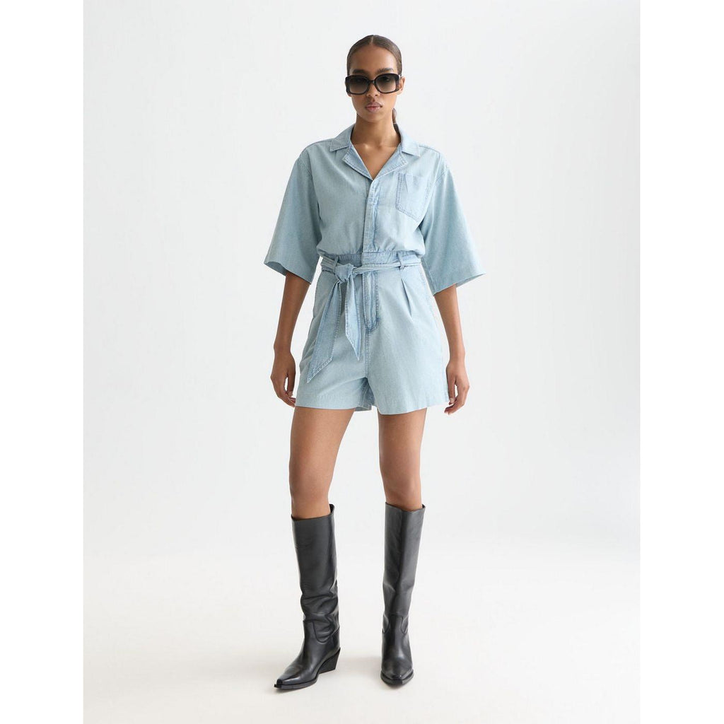 Lightweight Denim Jumpsuit - Shine A Light