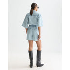 Lightweight Denim Jumpsuit - Shine A Light