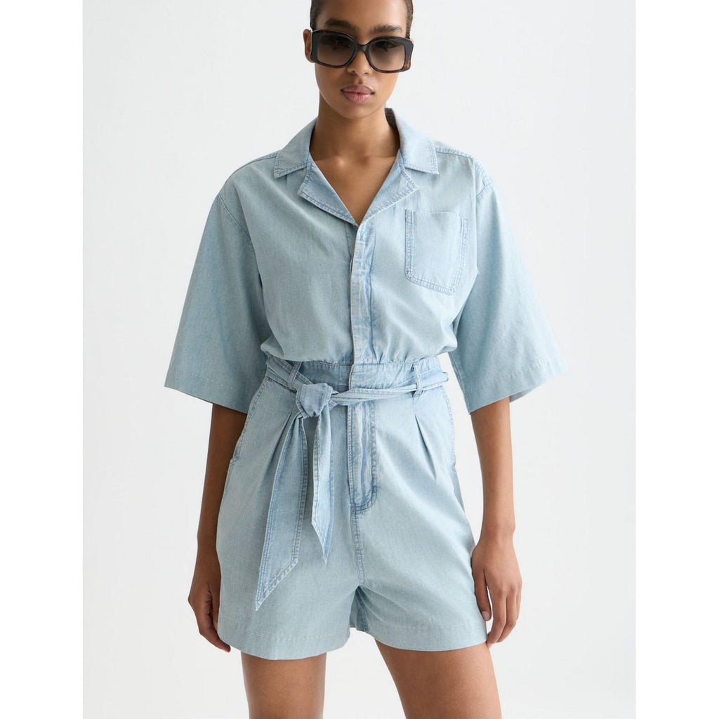 Lightweight Denim Jumpsuit - Shine A Light