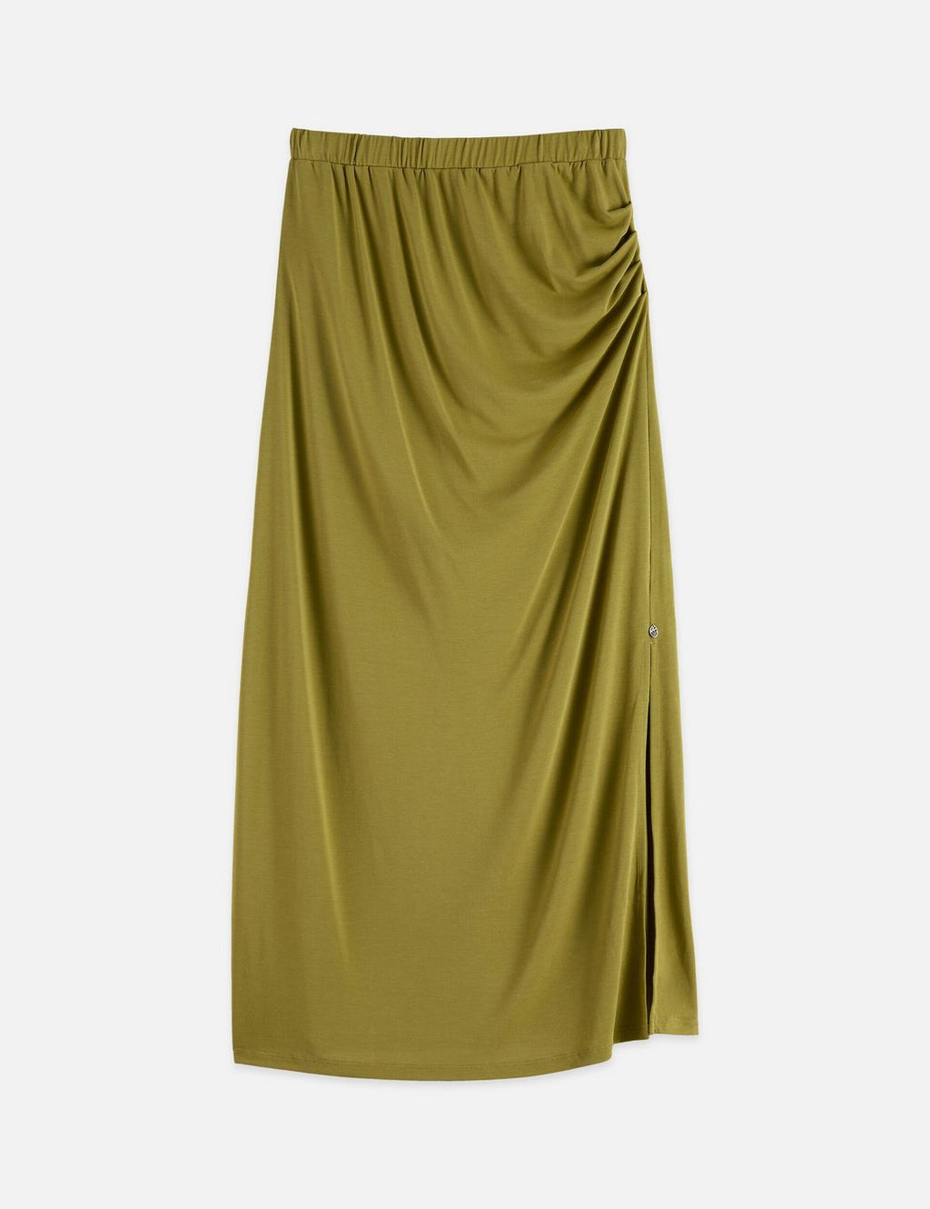 Jupe Drapey Modal - Green Moss