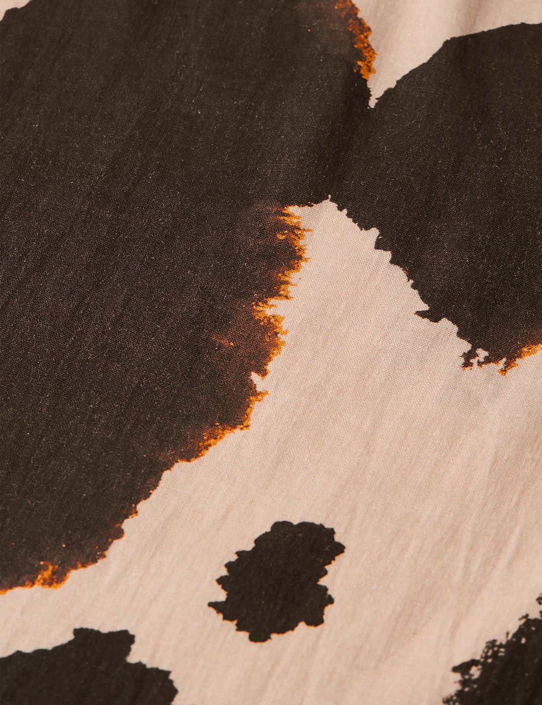 Jupe Linen - Painterly Animal Eggnog