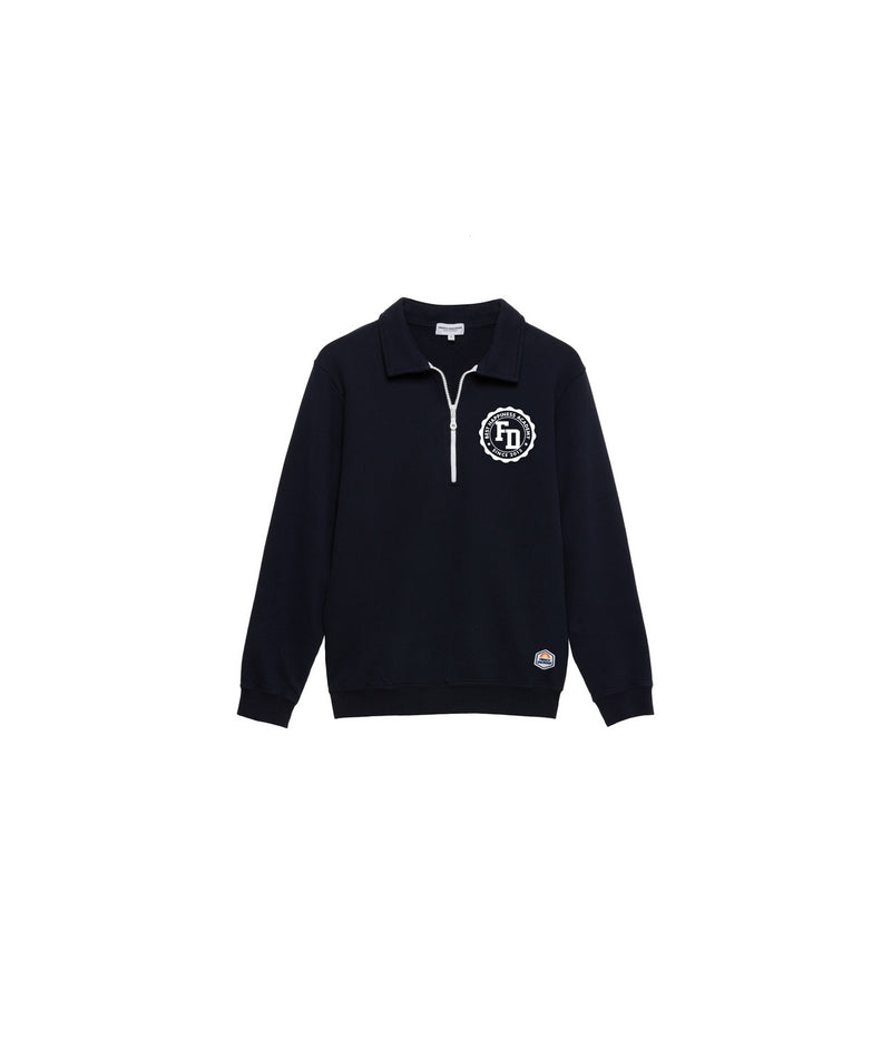 Sweat Cooper Blason - Navy - Femme