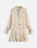 Robe Printed Long Sleeve Mini - Cosmic Sky Eggnog