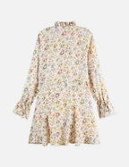 Robe Printed Long Sleeve Mini - Cosmic Sky Eggnog