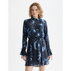 Robe Printed Long Sleeve Mini - Cosmic Sky Spaced Carbon