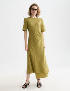 Robe Tie Wrap - Green Moss