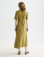 Robe Tie Wrap - Green Moss