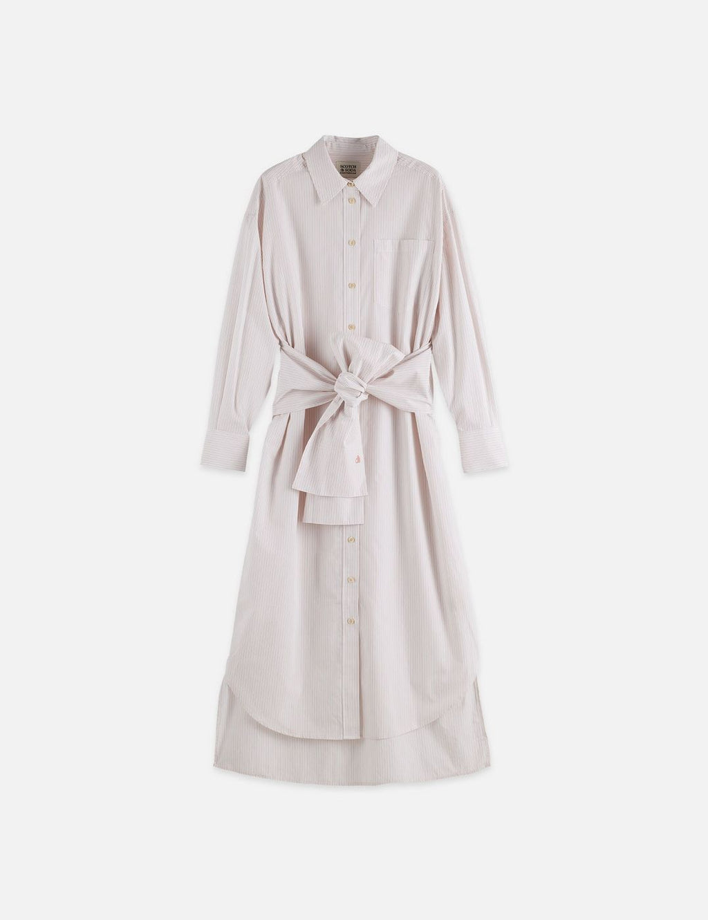 Robe chemise Relaxed Tie - Micro Stripe