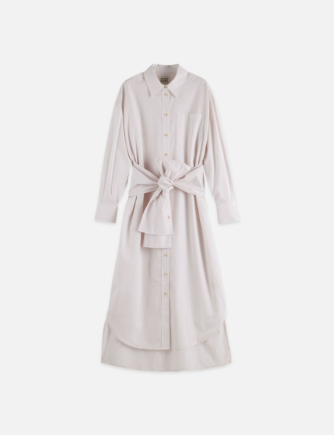 Robe chemise Relaxed Tie - Micro Stripe