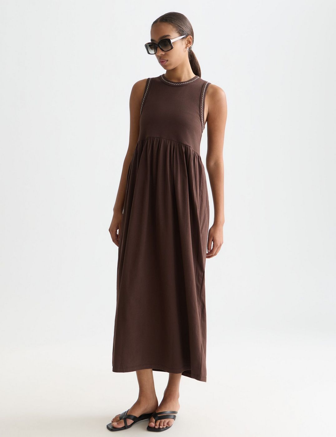 Robe Tank Midi - Hot Fudge