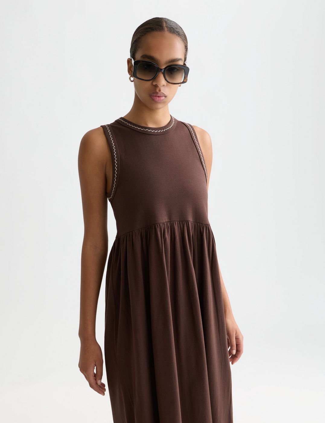 Robe Tank Midi - Hot Fudge