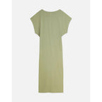 Robe Knotted Relaxed Midi - Oil Green