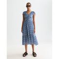 Robe Printed Chiffon Midi Day - Horseshoes Infinity