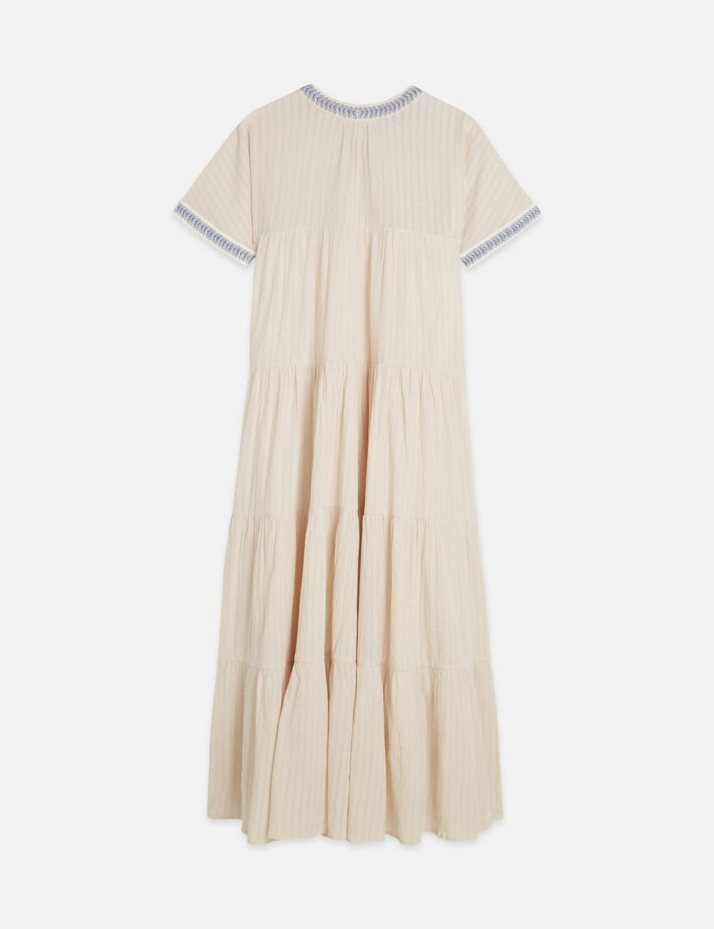 Robe Cotton Crepe Ankle Length - Fog