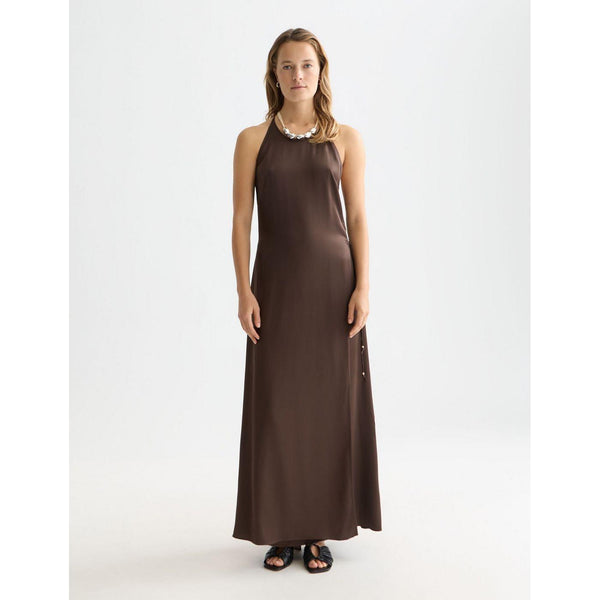 Robe Viscose Maxi Cami Wrap - Hot Fudge