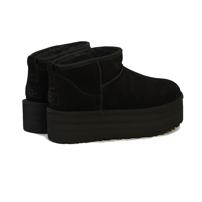 UGG - Chaussons Classic Ultra Mini Platform Black - Noir