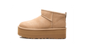Classic Ultra Mini Platform Boot Sand - Beige
