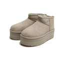 UGG - Chaussons Classic Ultra Mini Platform Boot Goat - Gris