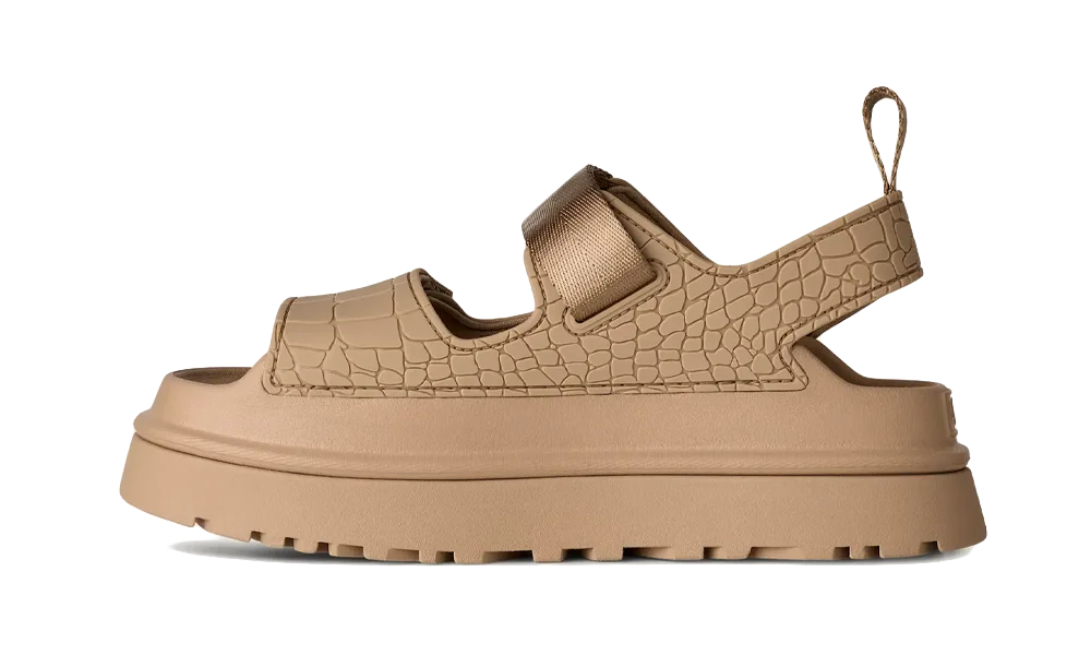 Goldenglow Embossed Sandal Mustard Seed - Beige