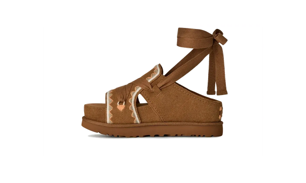 UGG - Goldenstar Hi Artistitch Slide Chestnut Multi - Marron