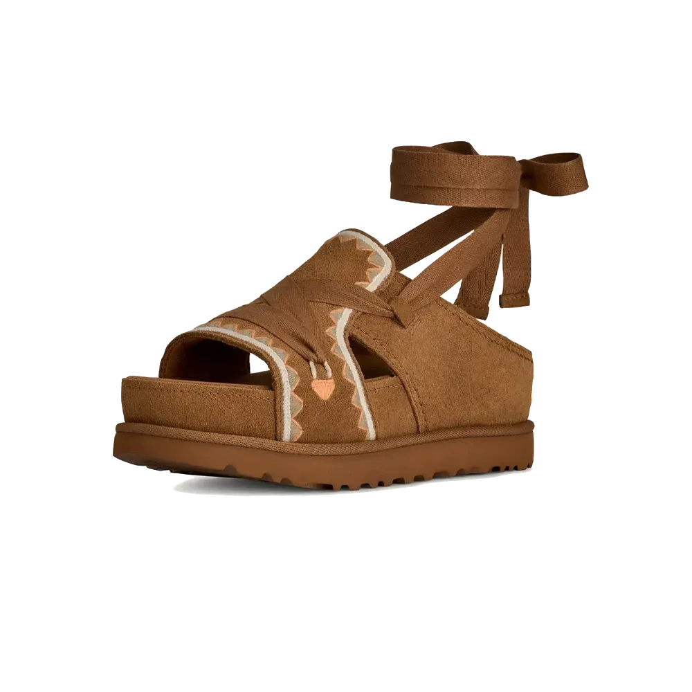 Ugg - Sandalias Goldenstar Hi Artistitch Slide Chestnut Multi