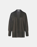 Gilet long ouvert taupe_5