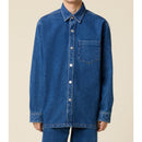 Ami Paris - Adc Overshirt - Used Blue/480