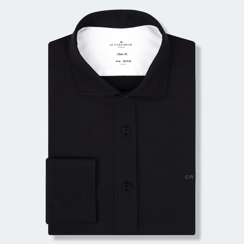 Chemise Sur Mesure En Popeline Française