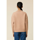 Ami Paris - Cardigan Red Adc Cardigan - Camel/Red/289