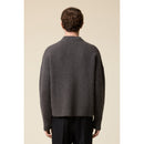 Ami Paris - Cardigan Off White Adc Cardigan - Dark Grey/061