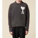 Ami Paris - Pull Off White Adc Sweater - Dark Grey/061