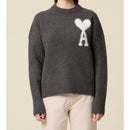 Ami Paris - Pull Off White Adc Sweater - Dark Grey/061