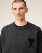 Ami Paris - Jersey De Lana Con Cuello Redondo Ami De Coeur