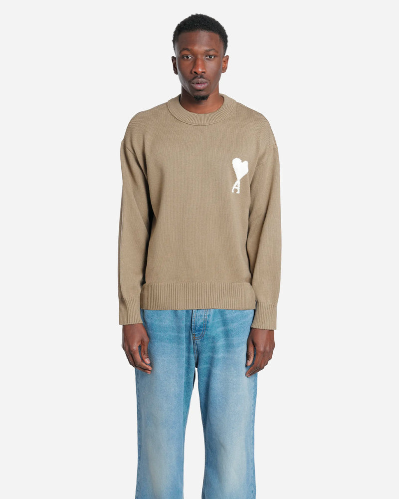 Pull Col Rond Ami de Coeur en Laine et Coton