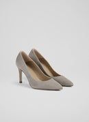 LK Bennett - Floret Nubuck Pumps - Grey
