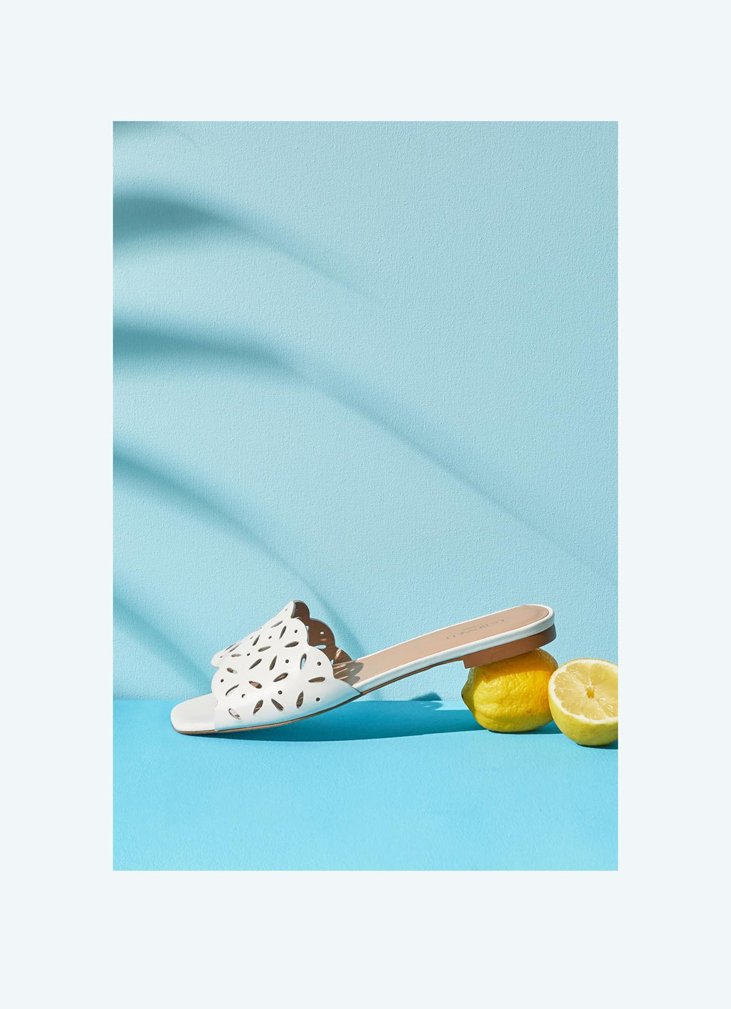 Mules En Cuir Amaya - Blanc