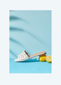 Mules En Cuir Amaya - Blanc