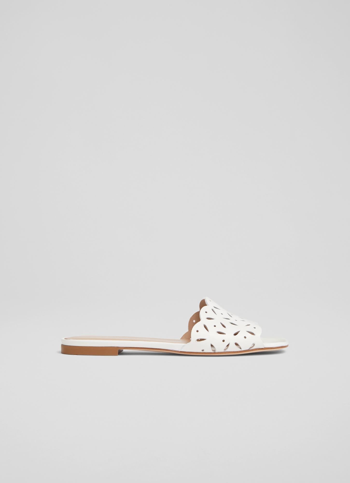 Mules En Cuir Amaya - Blanc