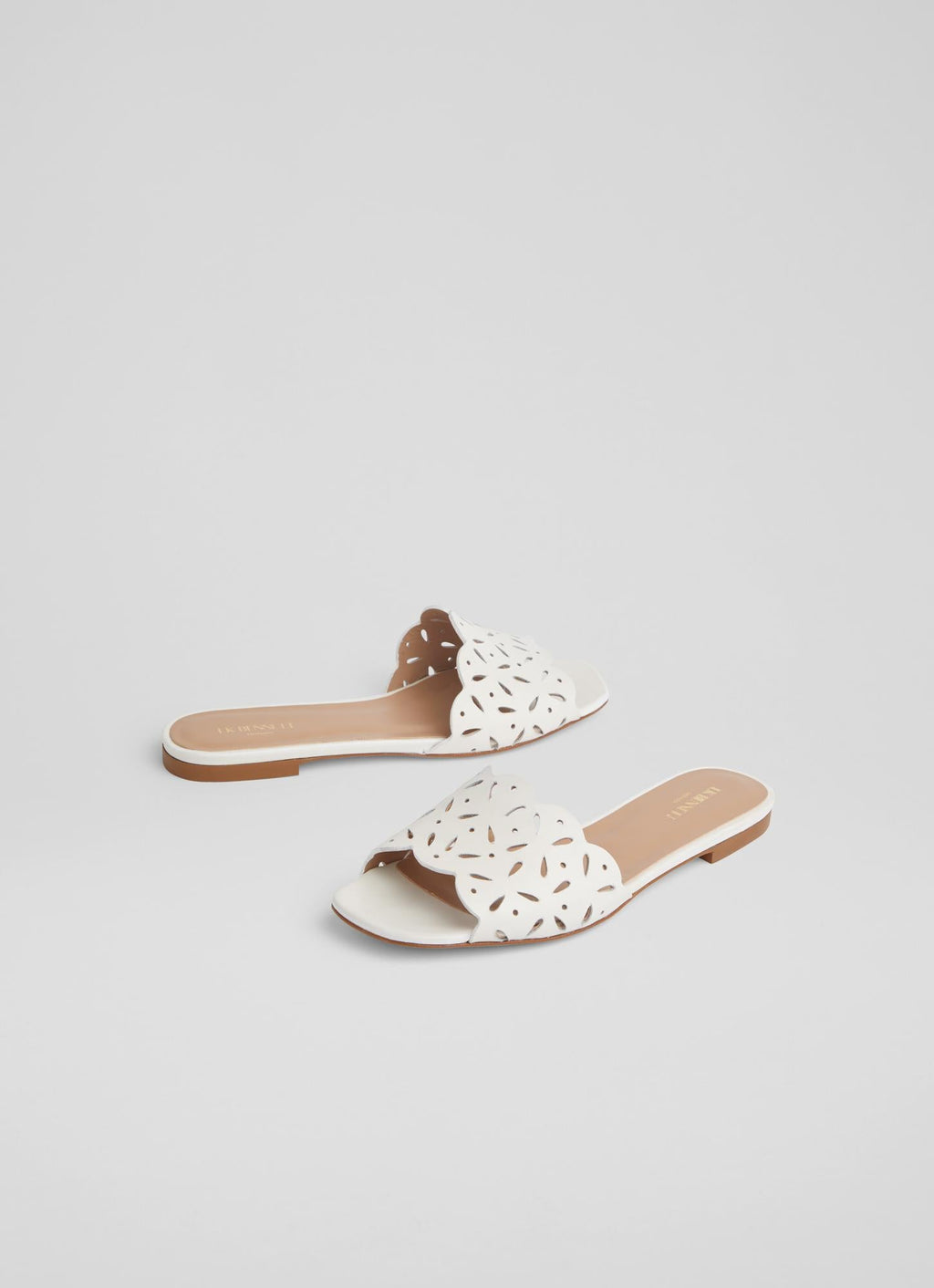 Mules En Cuir Amaya - Blanc