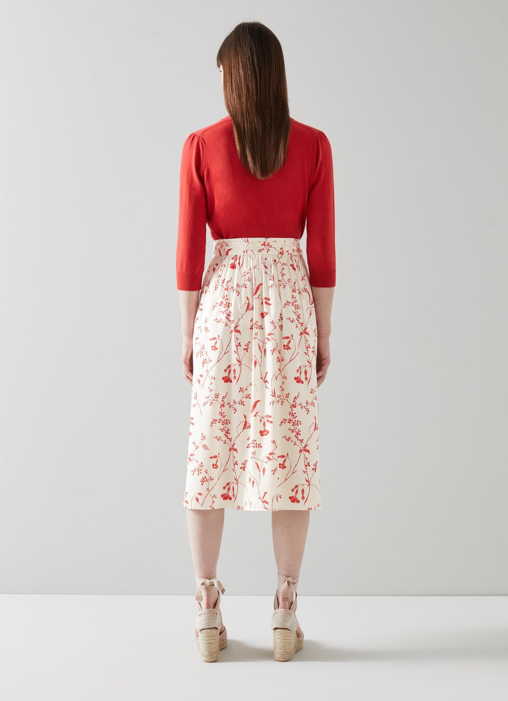 Falda Midi Callie - Crema