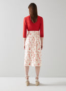 LK Benett - Falda Midi Callie - Crema