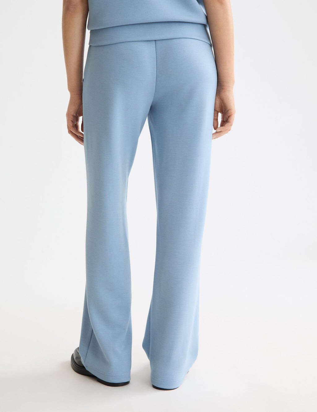 Mjukisbyxor i modal - Blekblå denim