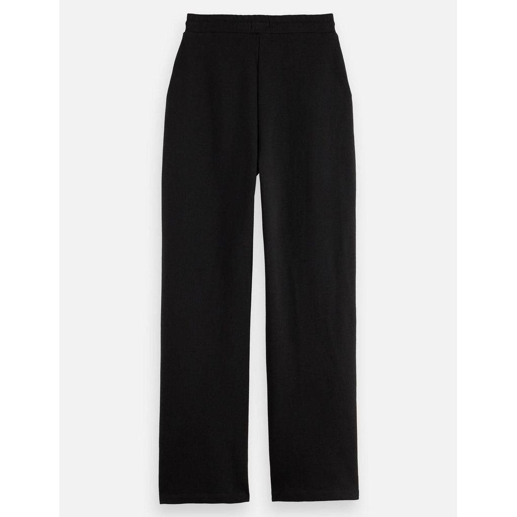 Core Artwork Wide Leg Joggers - Black