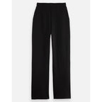 Core Artwork Wide Leg Joggers - Black