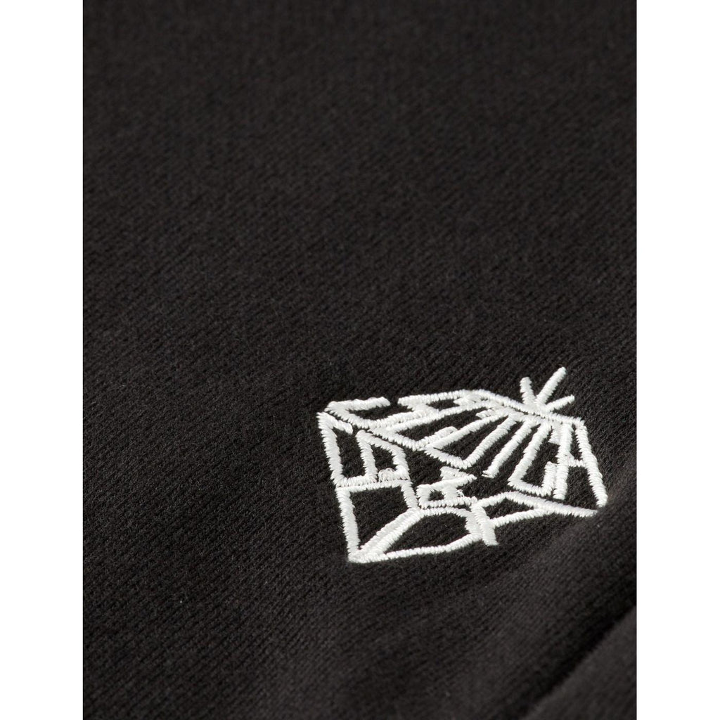 Core Artwork Wide Leg Joggers - Black
