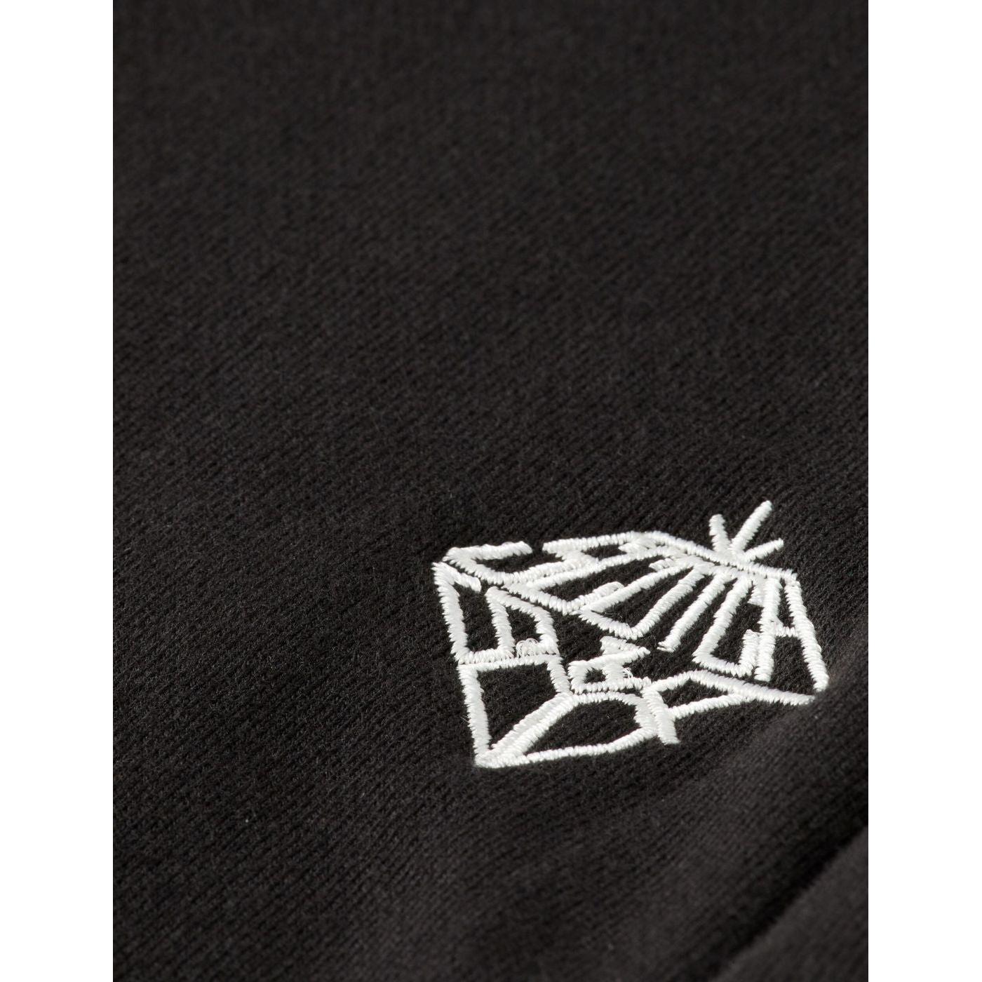 Core Artwork Wide Leg Joggers - Black