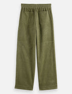 Noa High-Waist-Hose mit Weitem Bein Zum Hineinschlüpfen - Vert Pétrole
